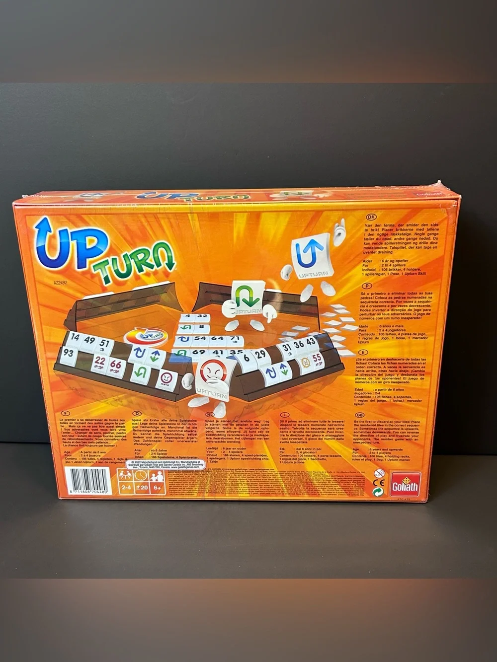 Goliath Games Up Turn ~ tile-drafting board game NEW ~ ages 6+ ~ 2-4 players